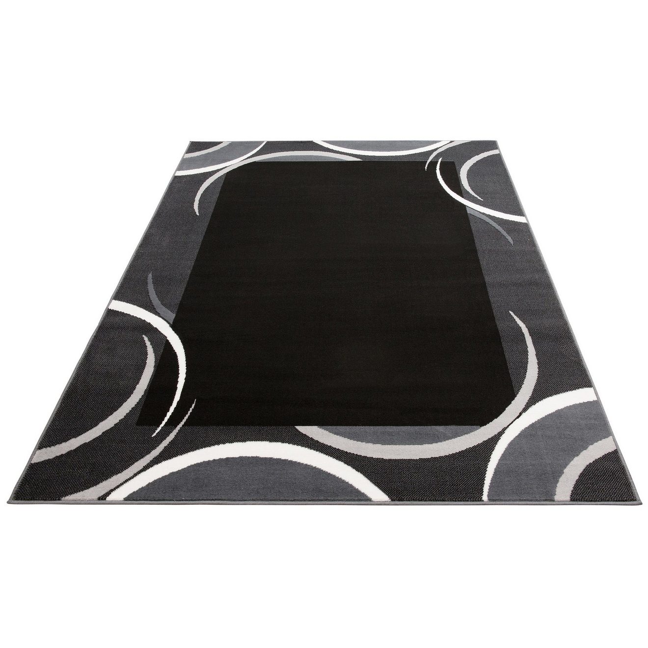 My home Vloerkleed Noah zachte touch, vloerkleed met randdessin, korte pool, speels design
