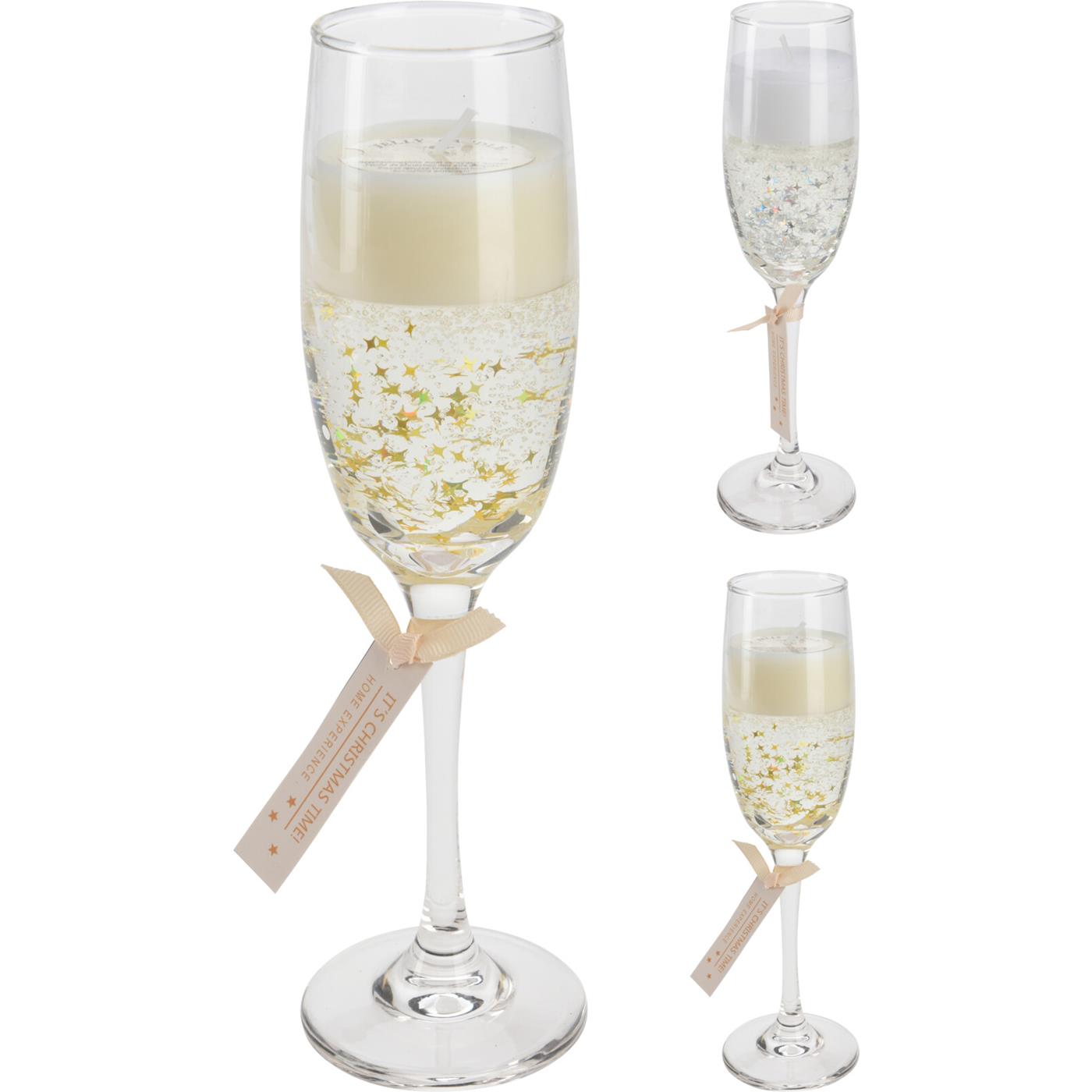 Home & Styling Gelkaars wijnglas 21cm