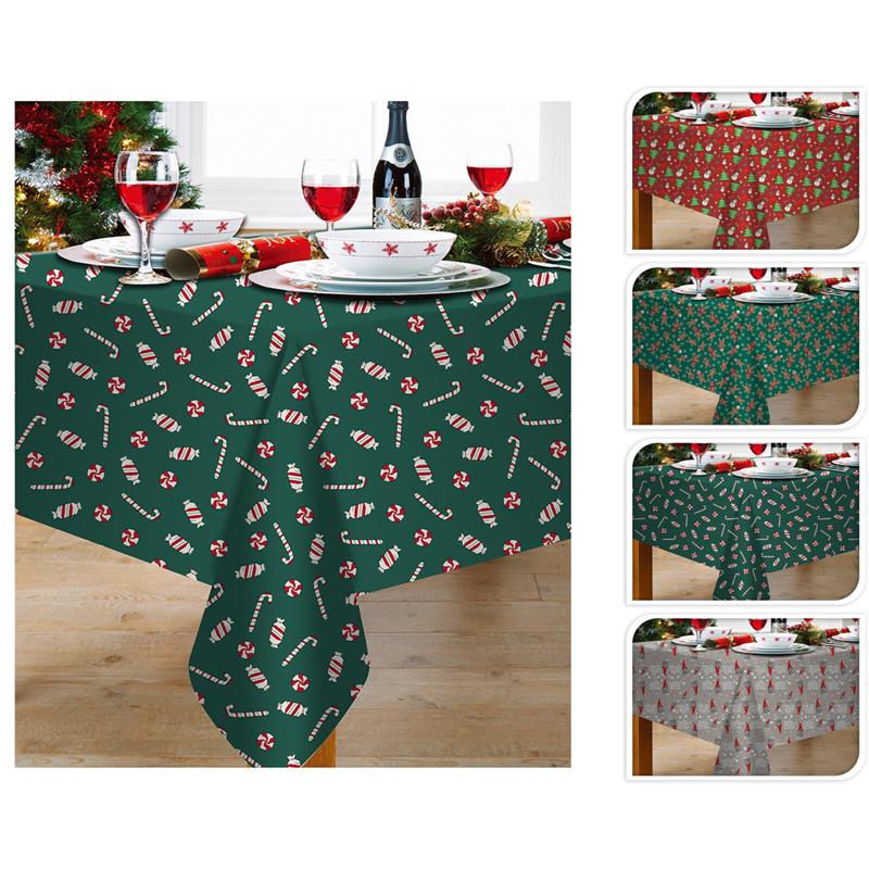 Home & Styling Tafelkleed kerstmotief 130x180cm