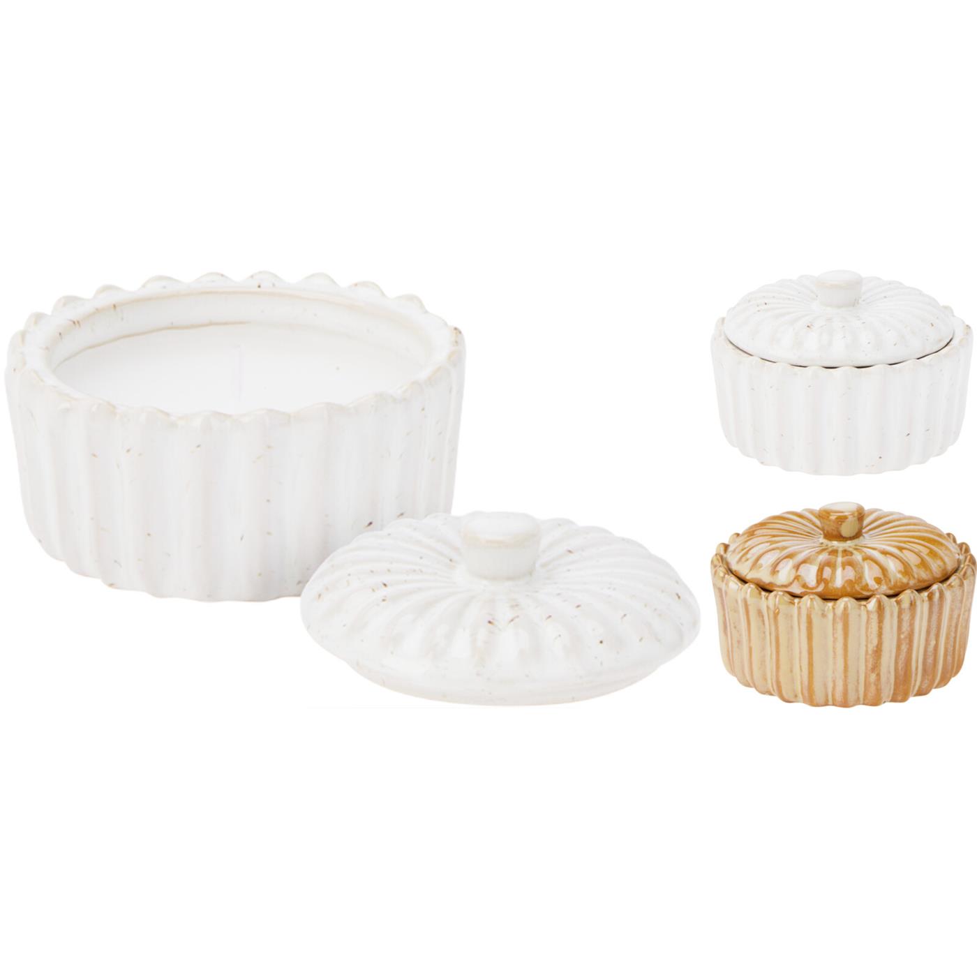 Home & Styling Kaars in pompoen potje 5cm