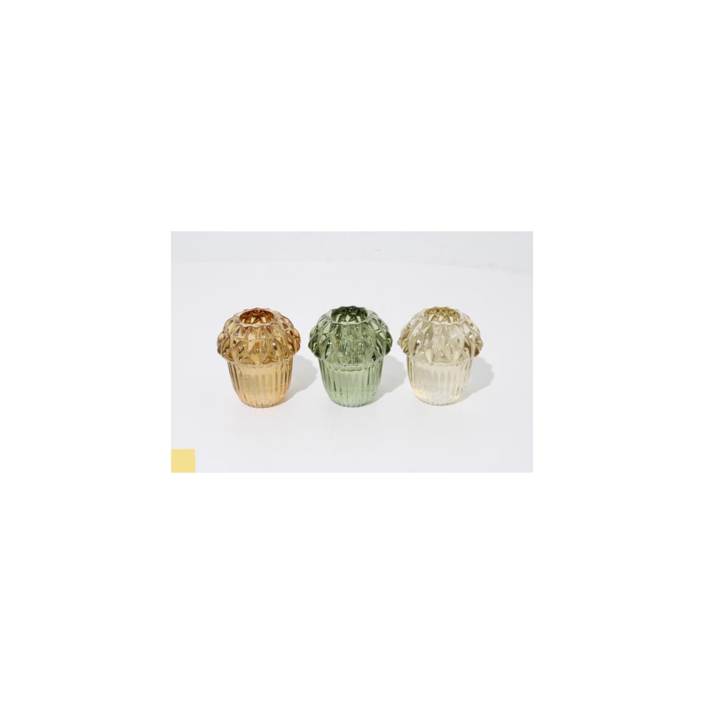 Home & Styling Theelichthouder glas 6,4cm