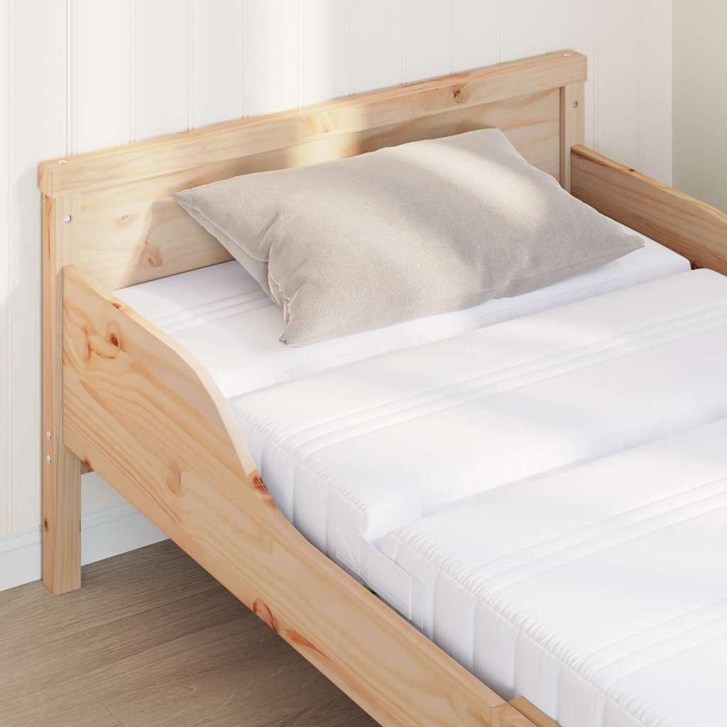 vidaXL Schuimmatras Wit 80 x 200 cm Stof