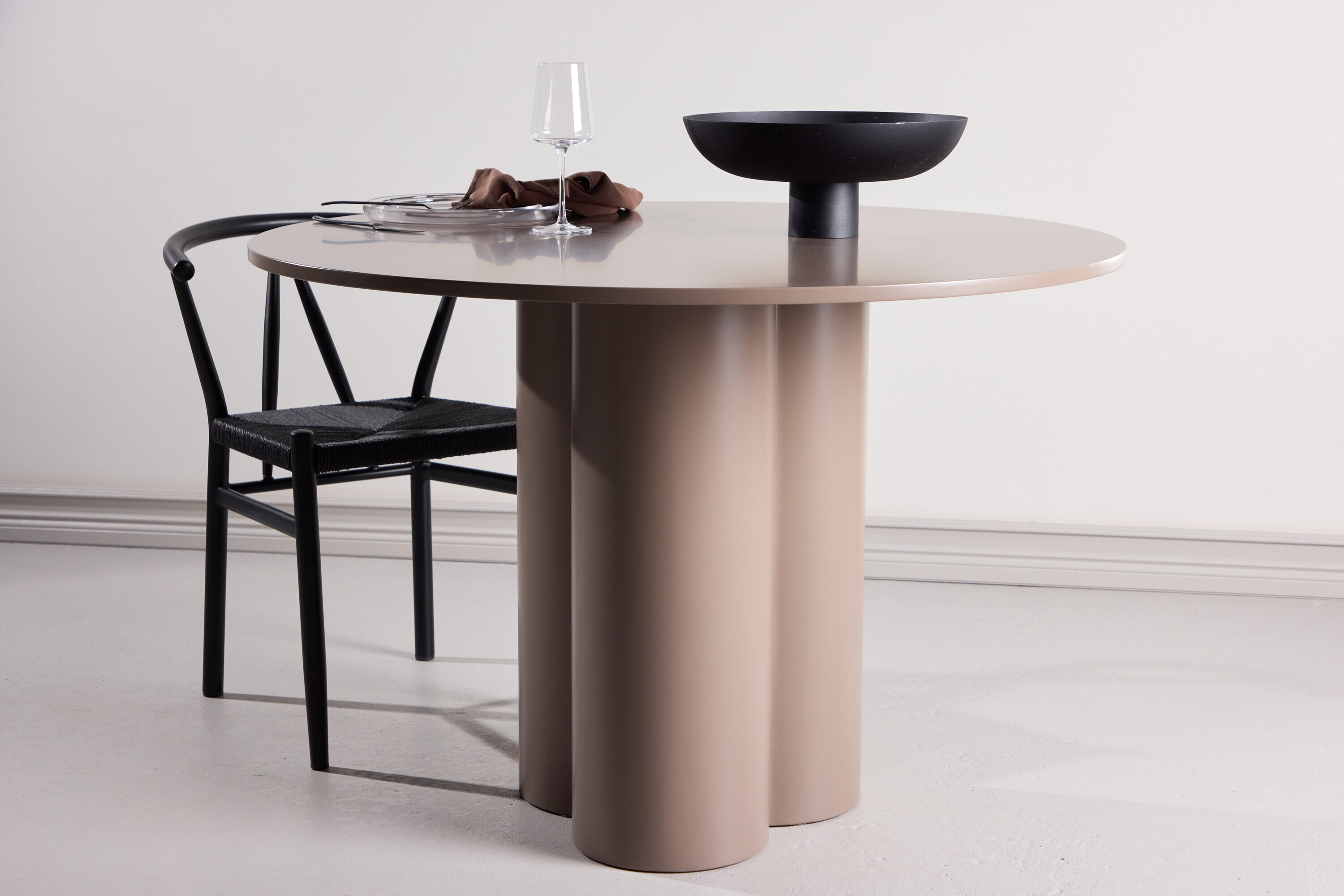 Nohr Ronde Eettafel Anh 110cm - Bruin