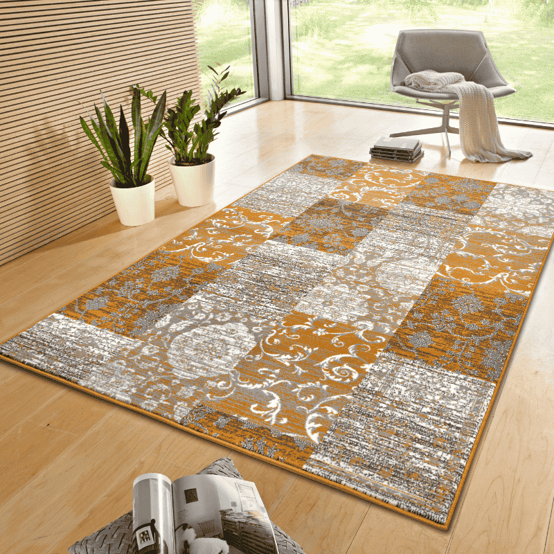 HANSE Home Vloerkleed Bloques Kortpolig, zacht, meerkleurig, woonkamer, slaapkamer, eetkamer