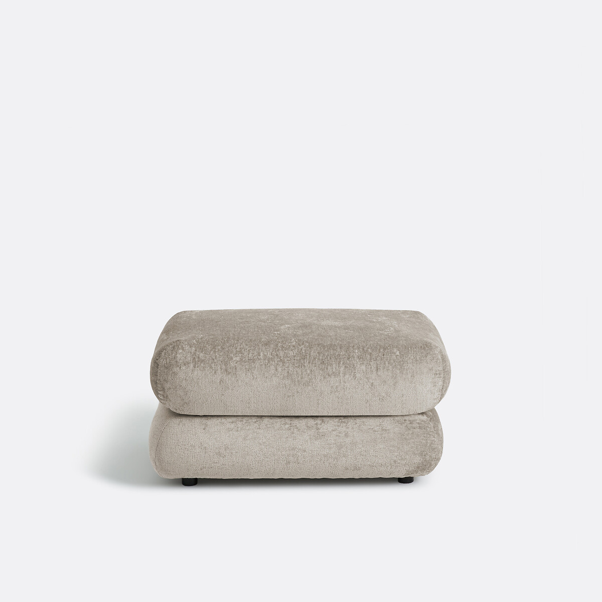 LA REDOUTE INTERIEURS Modulaire poef, dik fluweel, HOOVER