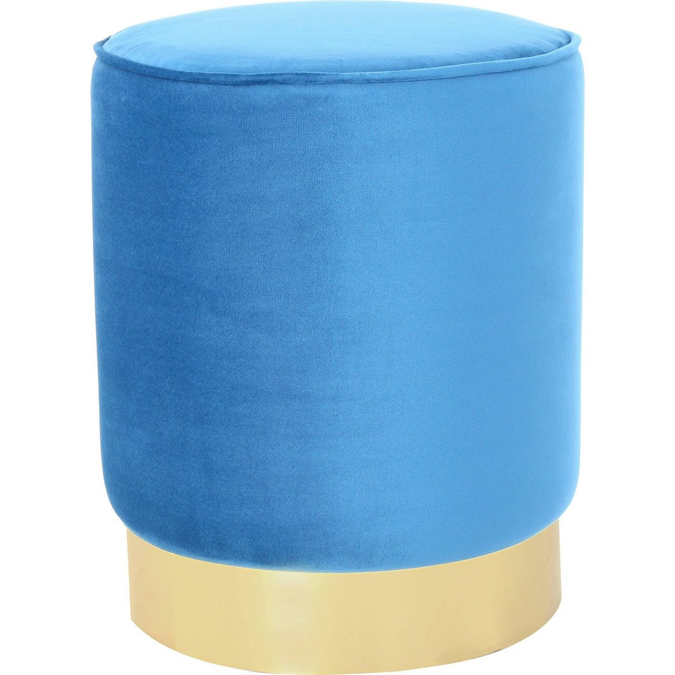 Kayoom Hocker Nena, zitpouf in moderne vorm, effen, aantrekkelijke kleurstelling fluweelzacht, decoratief, gekleurd, ideaal voor moderne, edele interieurs (1 stuk)
