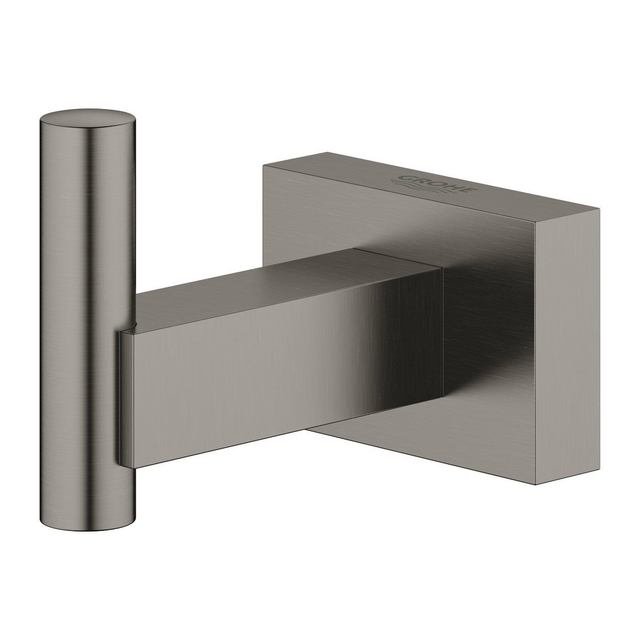 Grohe Essentials Cube Handdoekhaak - vierkant - hard graphite 40511AL1