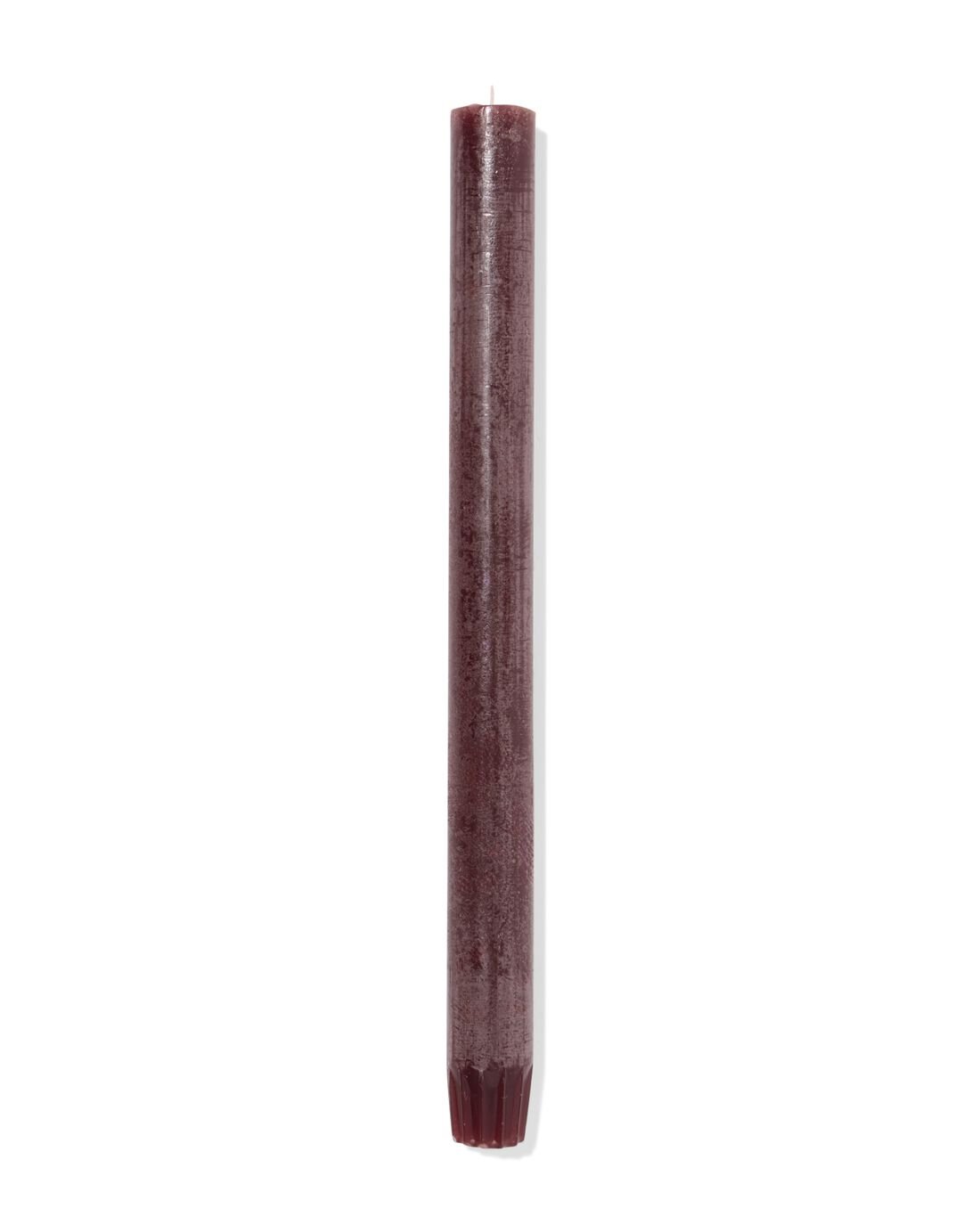 HEMA Rustieke Huishoudkaars Ø2.2x27cm Donkerbruin (donkerbruin)