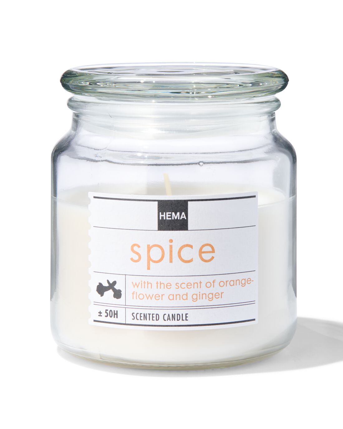 HEMA Geurkaars In Glazen Pot Ø10x11 Spice
