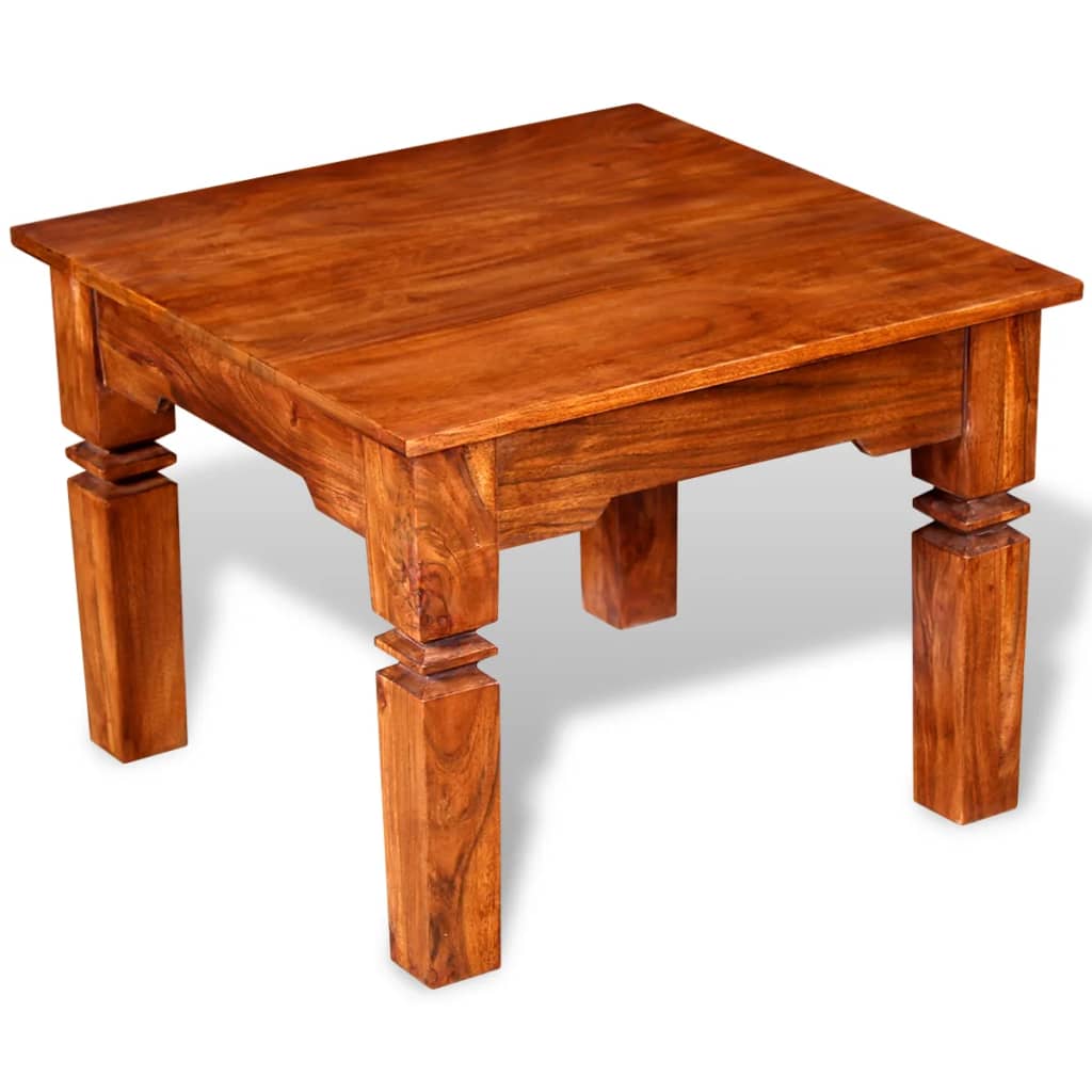 vidaXL Salontafel 60x60x45 cm massief hout