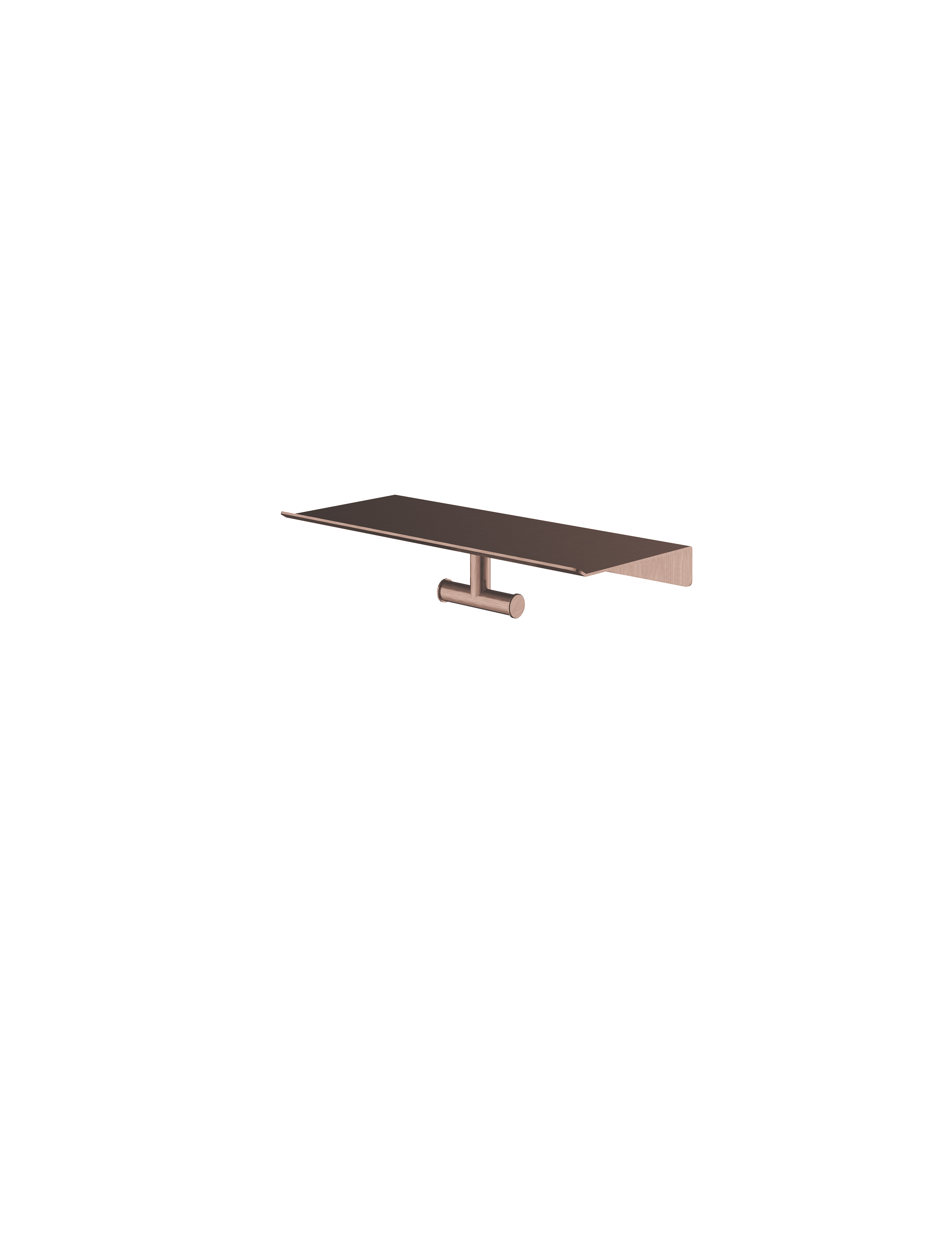 Hotbath &More Dubbele handdoek haak voor Planchet serie Geborsteld koper PVD
