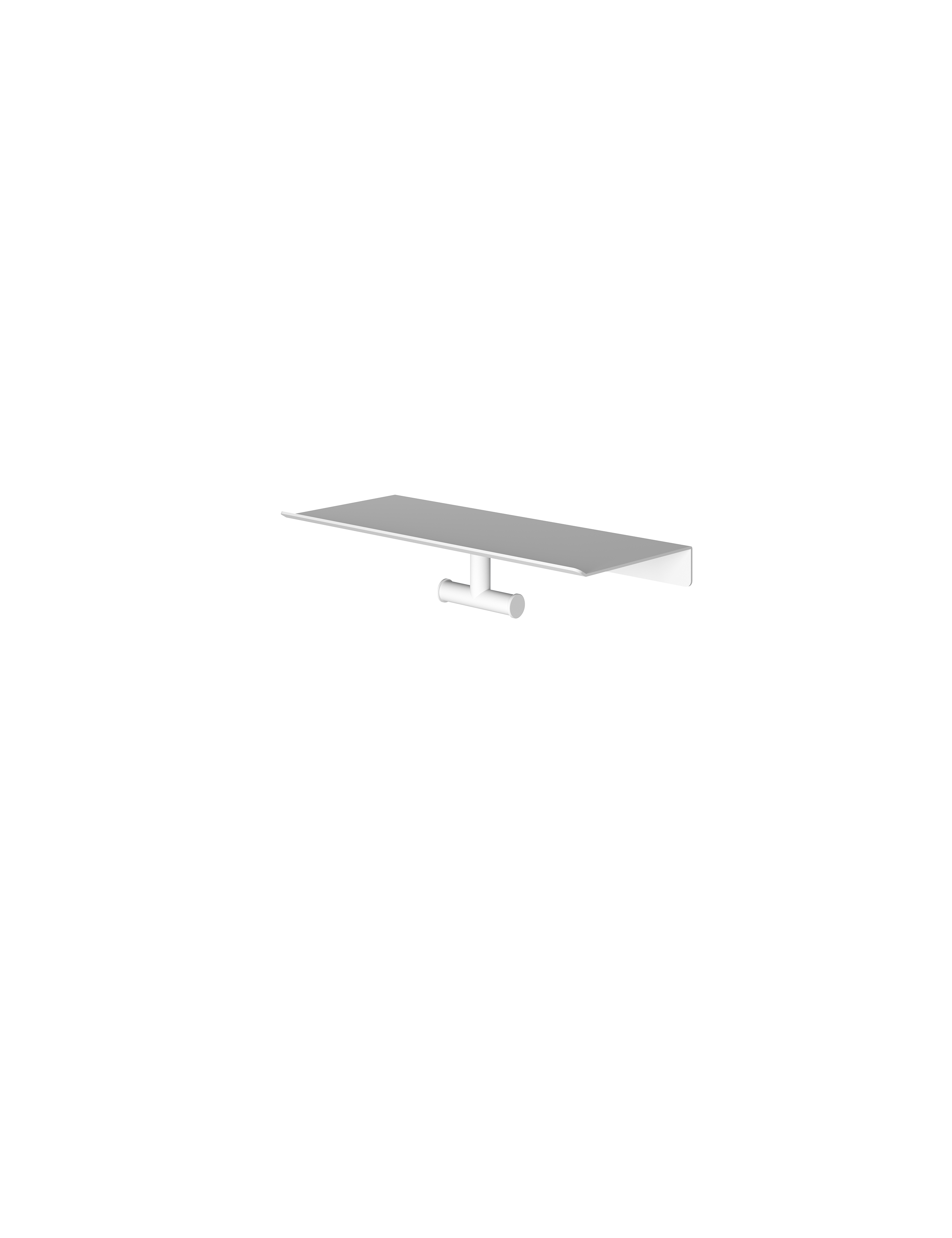 Hotbath &More Dubbele handdoek haak voor Planchet serie Mat wit