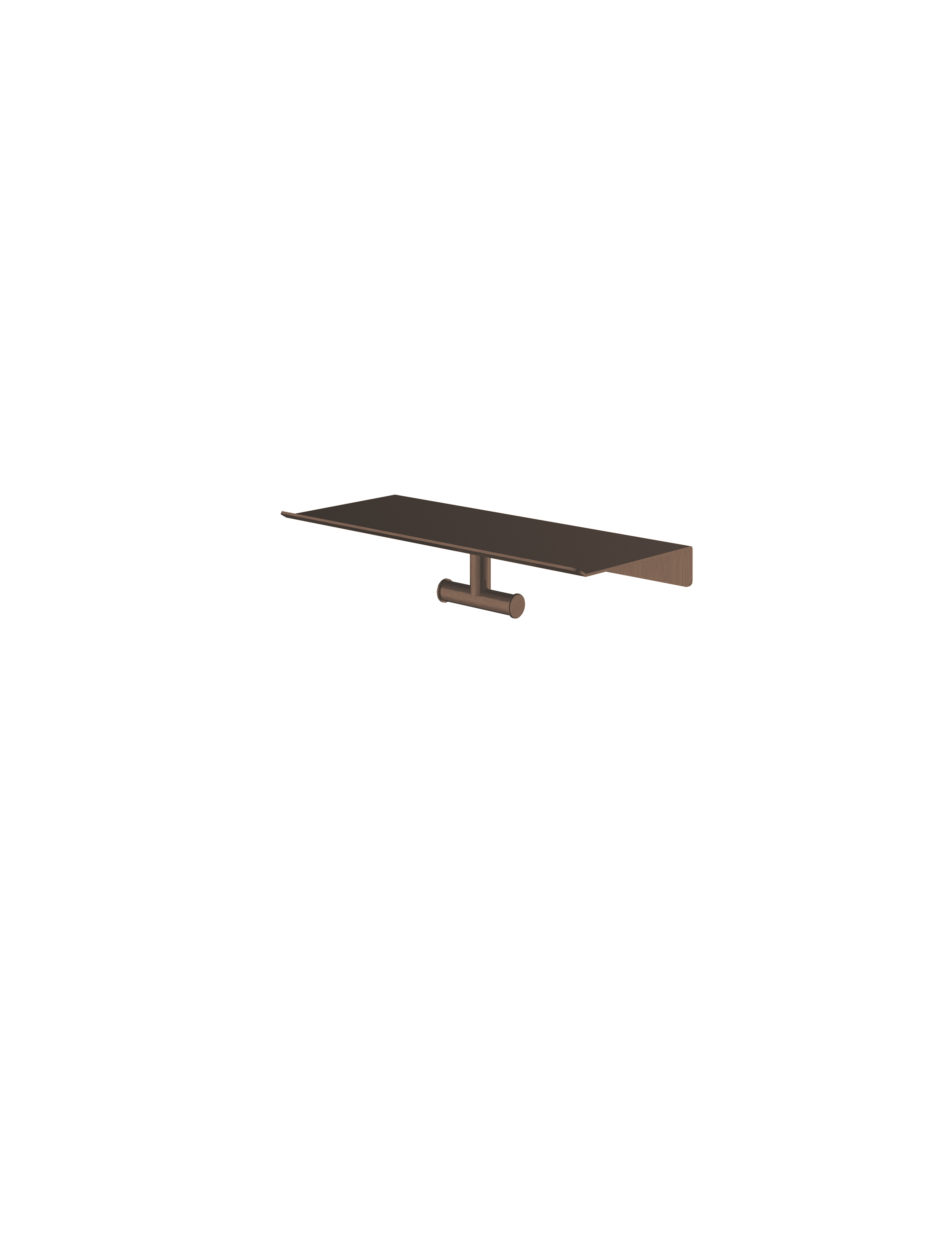 Hotbath &More Dubbele handdoek haak voor Planchet serie Tuscan bronze