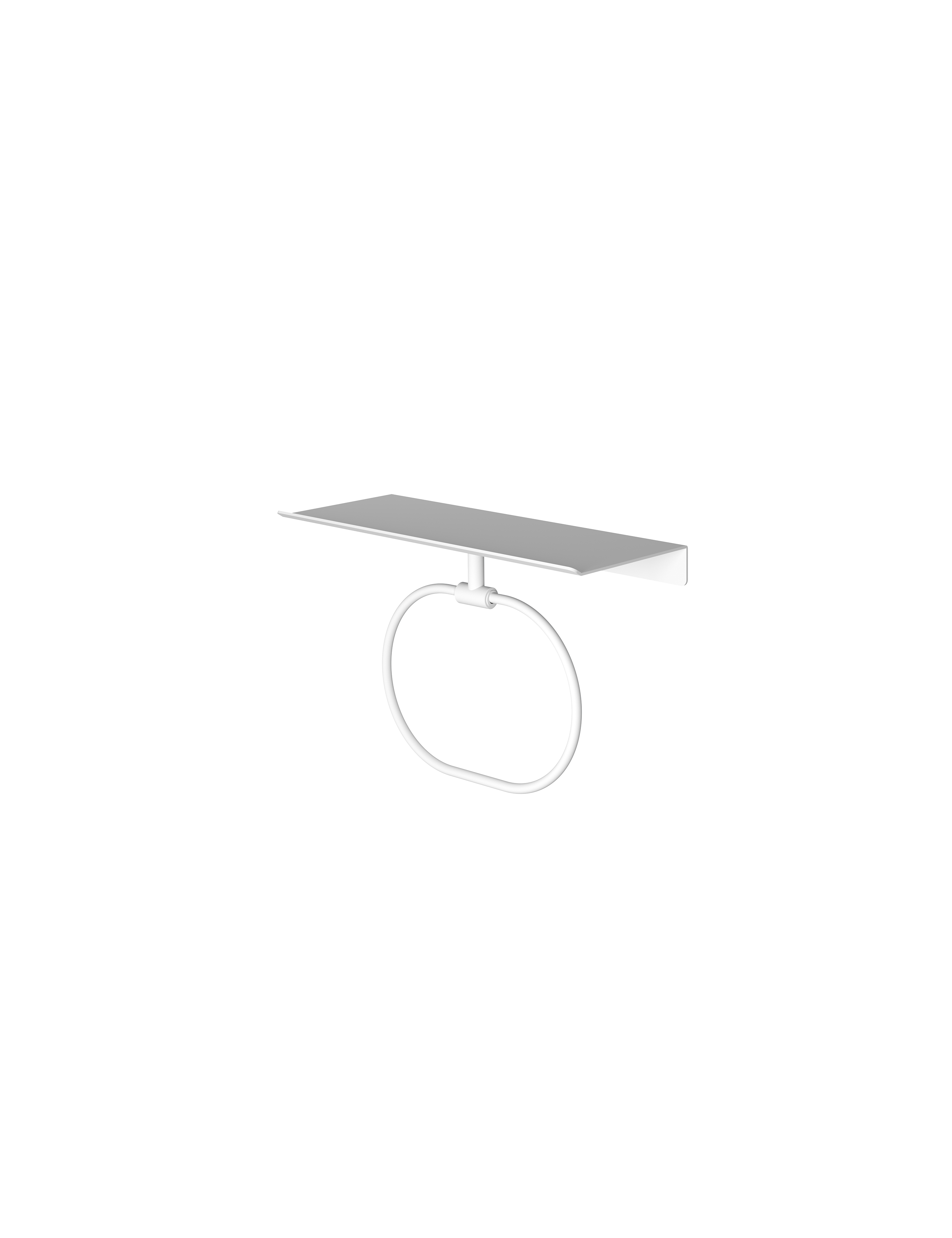 Hotbath &More Handdoekring voor Planchet serie Mat wit