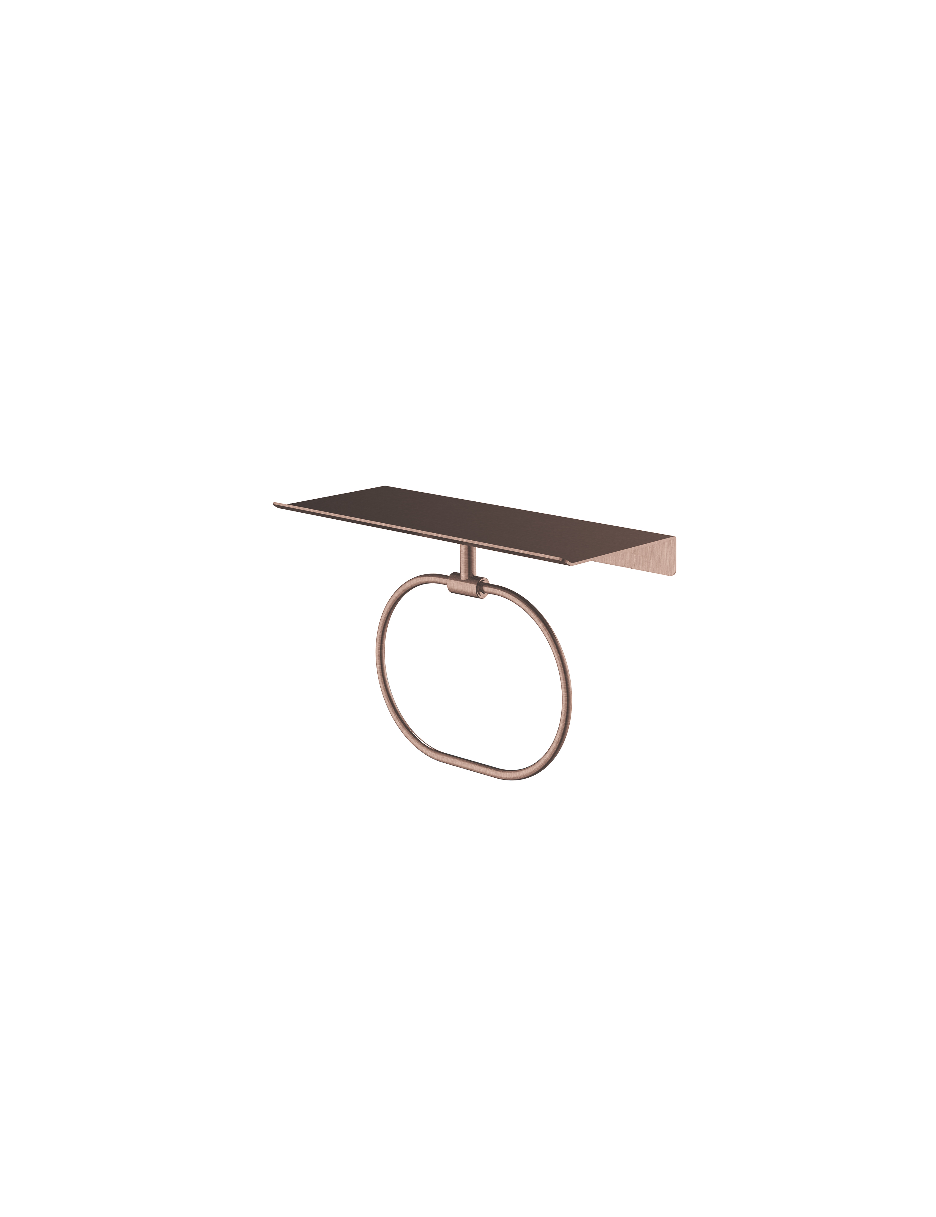 Hotbath &More Handdoekring voor Planchet serie Geborsteld koper PVD