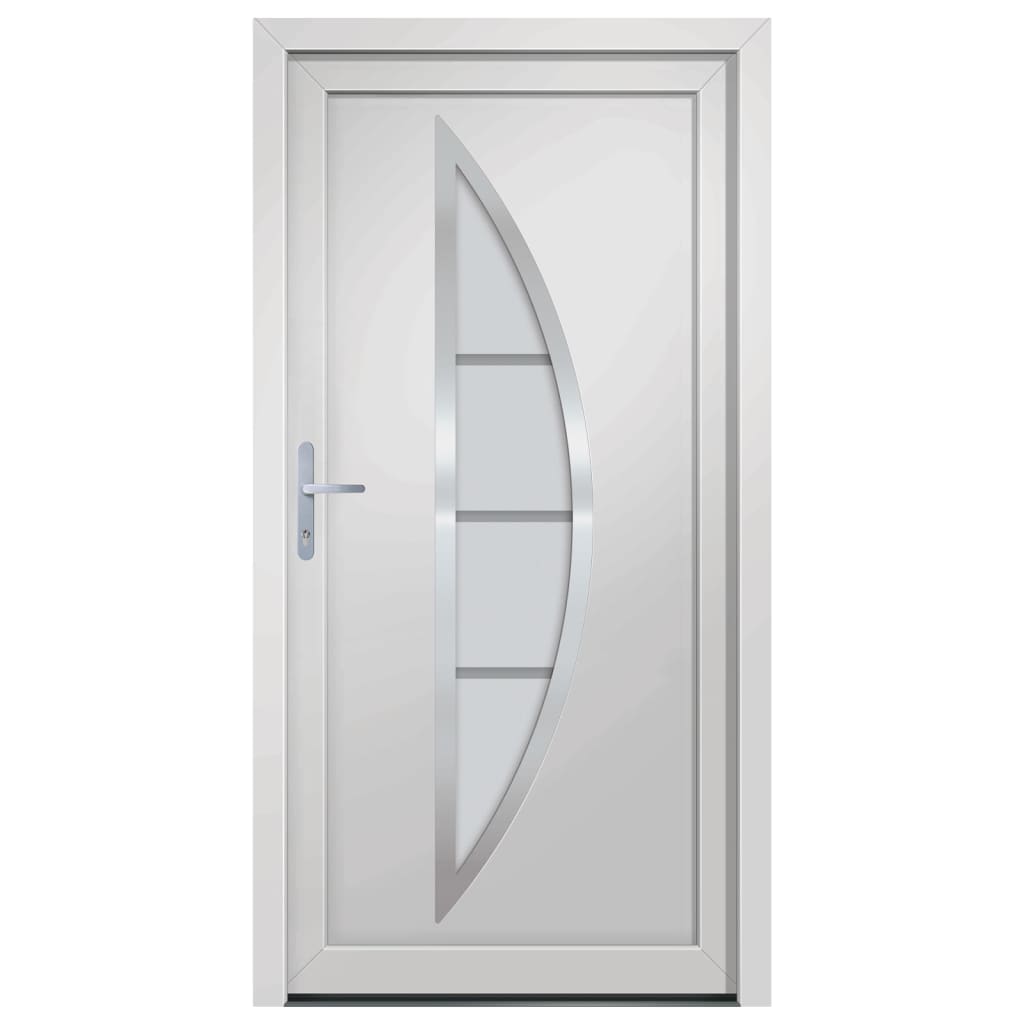 vidaXL Voordeur 98x208 cm PVC wit