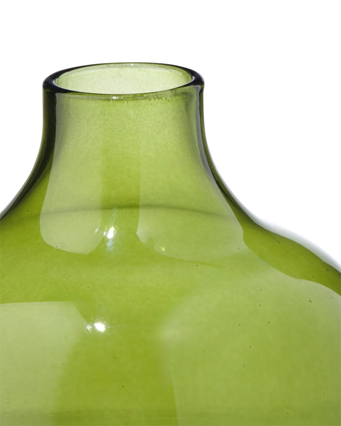 051 Vaas ⌀2.4x10cm Glas Groen (groen)