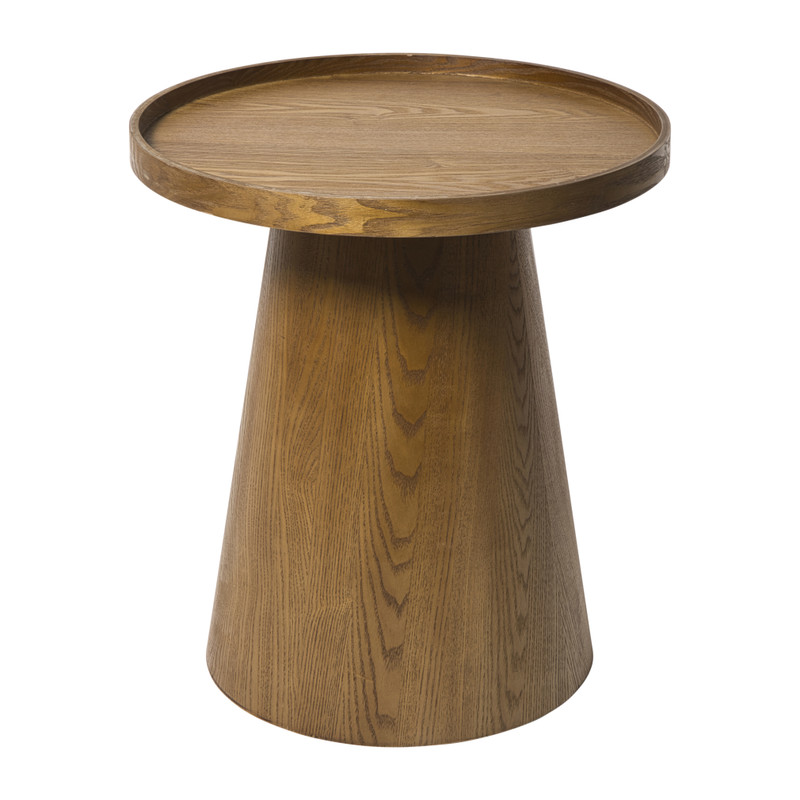Xenos Bijzettafel Rondo groot - bruin - ø45x50 cm