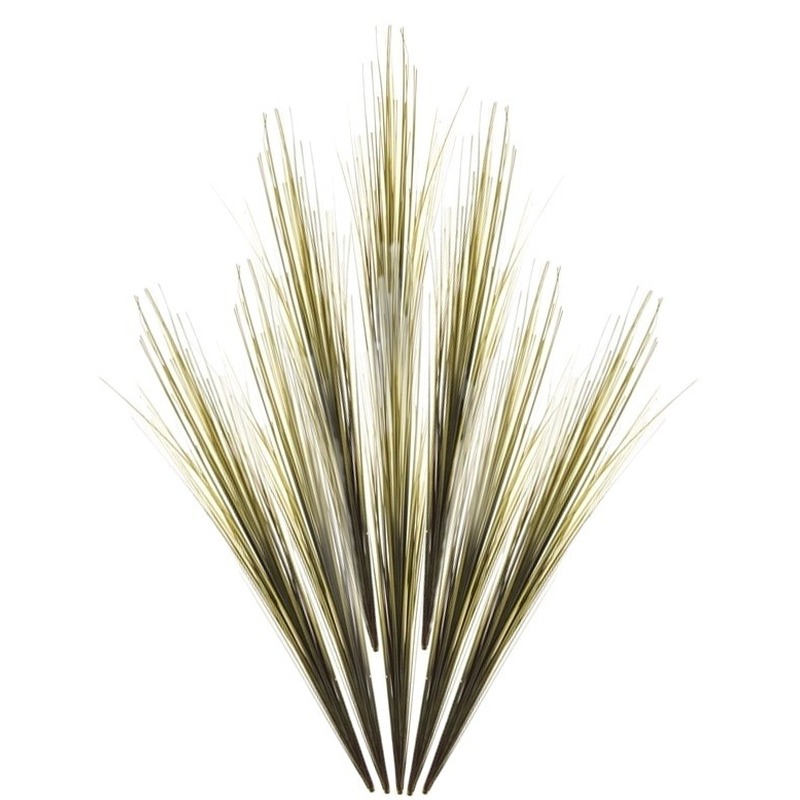 Merkloos 8x Kunst gras tak cm groen -