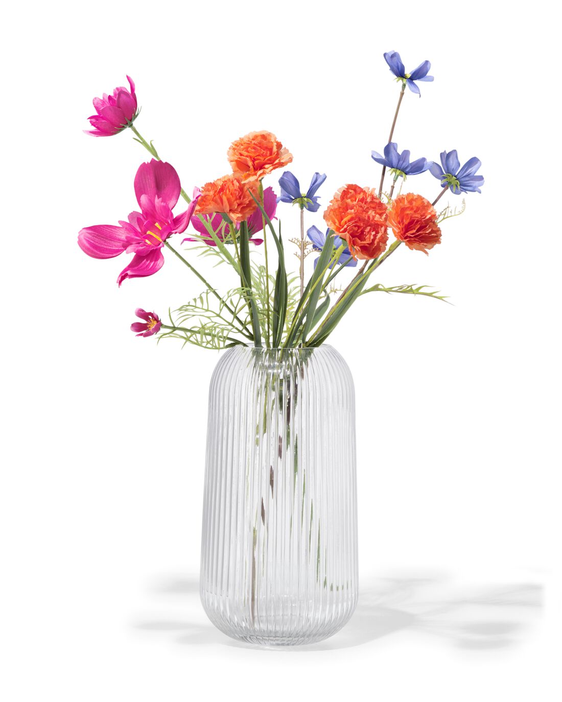 051 Vaas ⌀6.9x27cm Glas Transparant (transparant)
