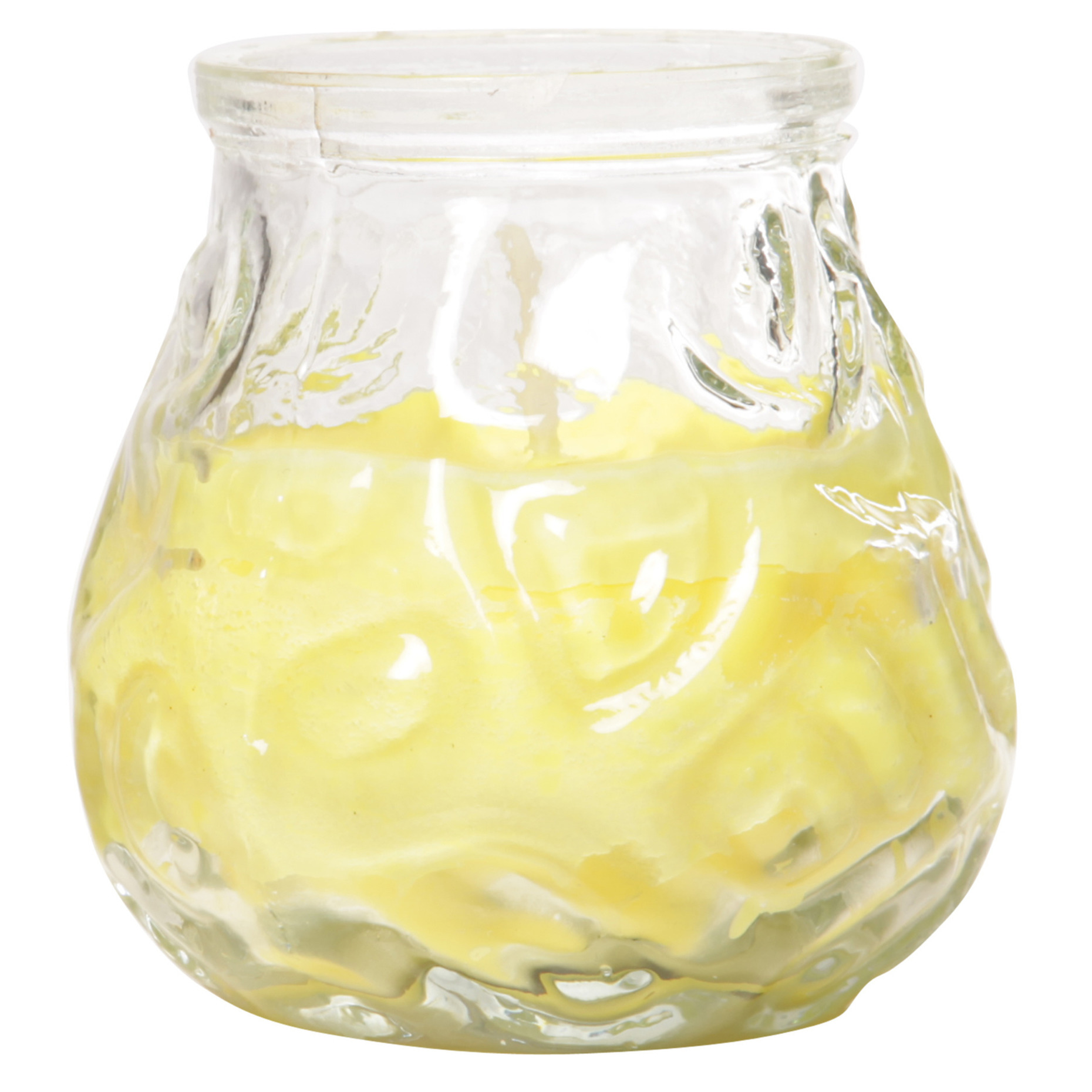 Cosy & Trendy Citronella Lowboy Tafelkaars - 8x - 7 cm - 17 branduren - citrusgeur - citronella sfeerkaarsen -