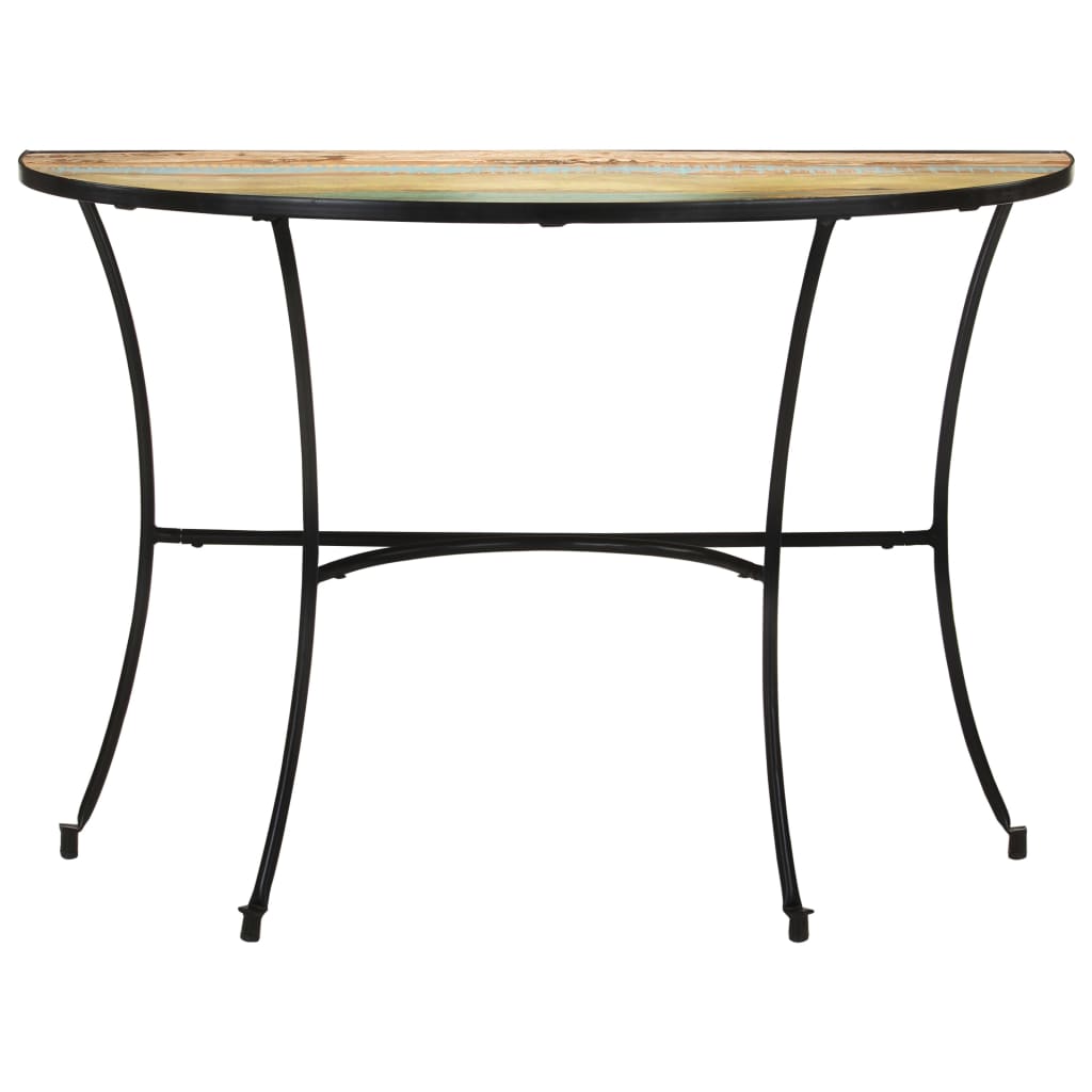 vidaXL Bijzettafel 110x40x77 cm massief gerecycled hout