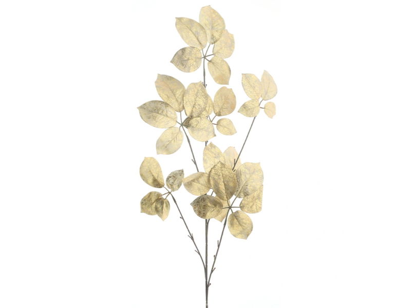 Hortus Kunsttak prunus leaf gold, 94 cm - 