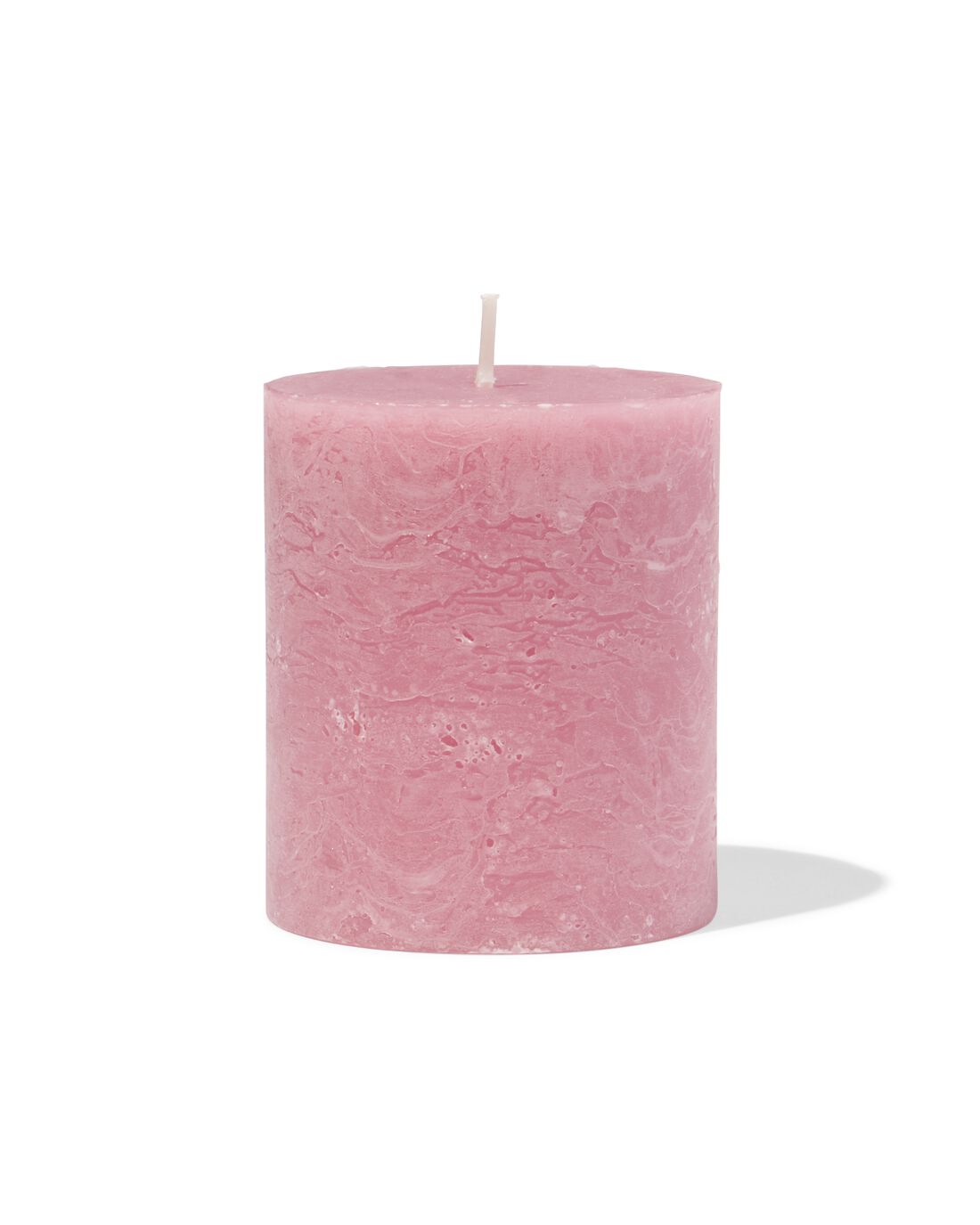 HEMA Rustieke Kaars Ø7x8cm Oudroze (oudroze)