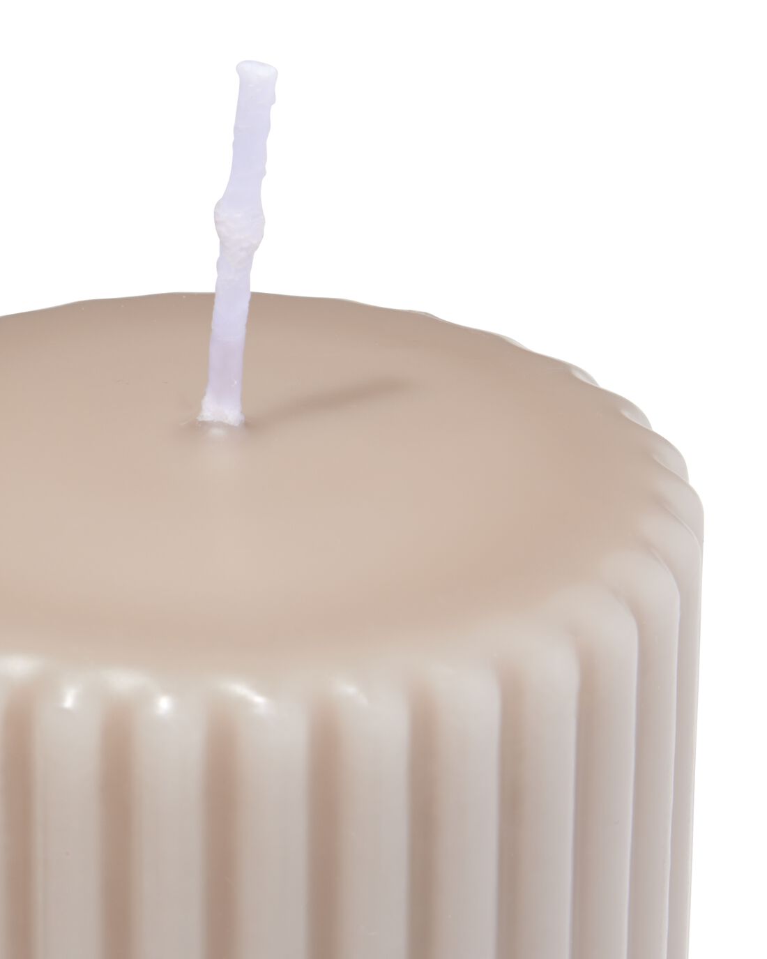 HEMA Stompkaars ⌀7x8cm Rib Naturel (naturel)