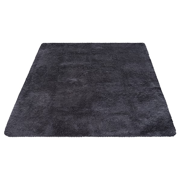 Merinos Karpet24 Fluffy Shaggy - Zacht Hoogpolig Vloerkleed, Onderhoudsarm, Antraciet-80 x 150 cm