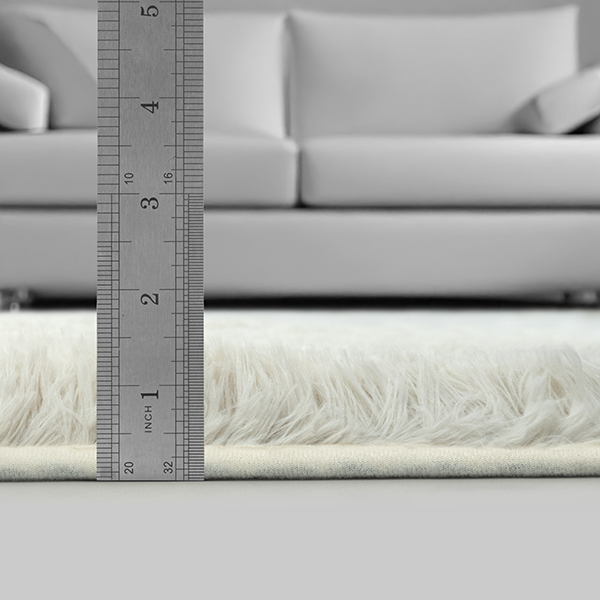 Merinos Karpet24 Fluffy Shaggy - Zacht Hoogpolig Vloerkleed, Onderhoudsarm, Cream-80 x 150 cm
