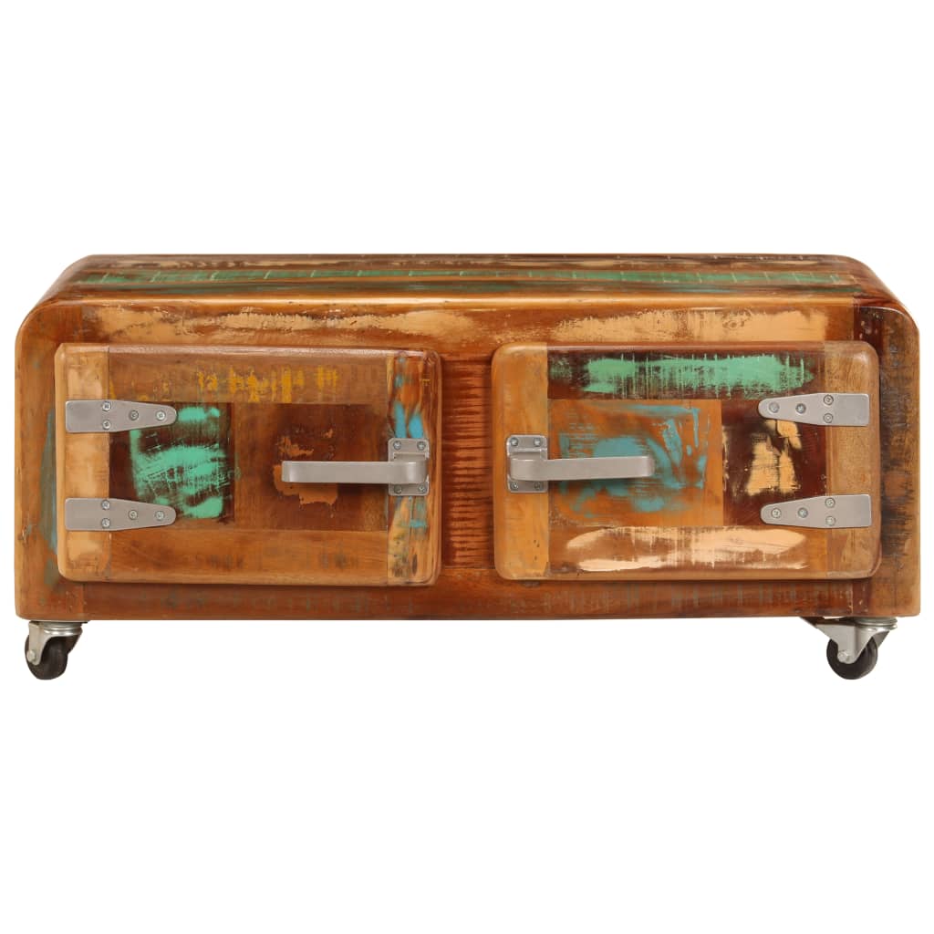 vidaXL Salontafel 85x55x40 cm massief gerecycled hout
