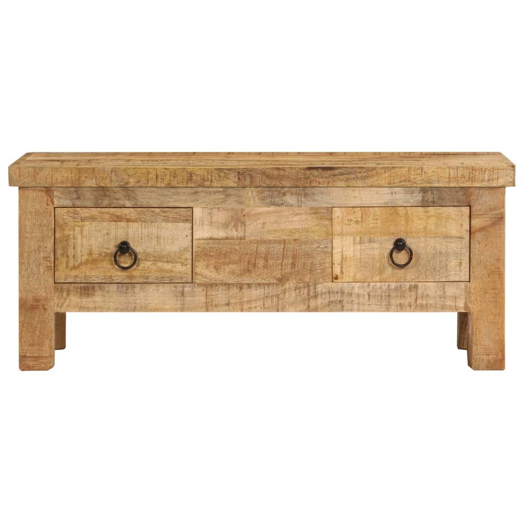vidaXL Salontafel 90x45x35 cm massief mangohout