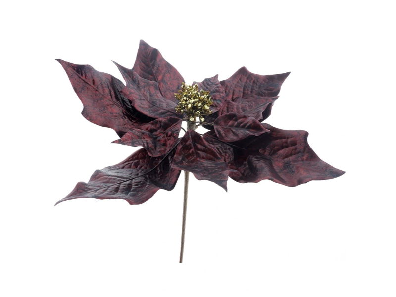 Hortus Kunstbloem poinsettia red, 64 cm - 
