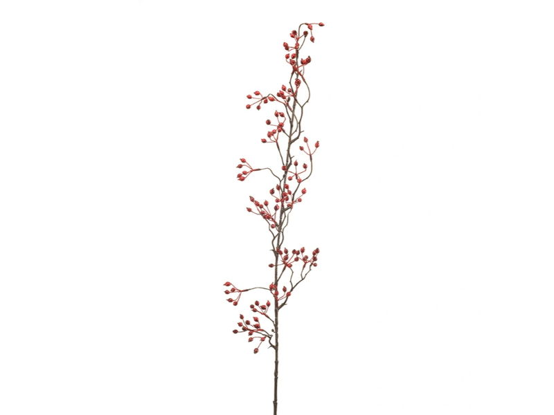 Hortus Kunsttak rosehip mini vine red, 105 cm - 