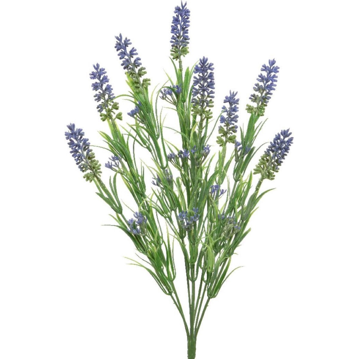 Merkloos Lavendel kunstplant bundeltje - bosje - paars - cm -