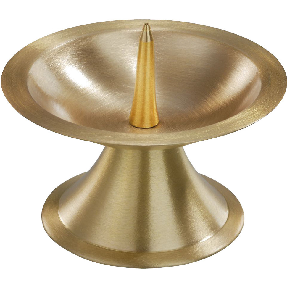 Trend Candles Luxe kaarsenhouder voor stompkaarsen - goud - metaal - voor kaarsen van 5-6 cm -