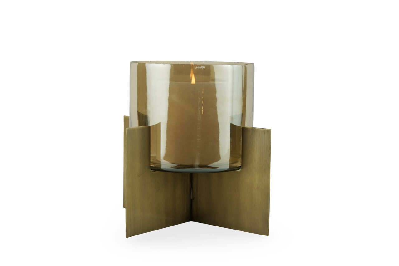 Richmond Interiors Richmond Windlicht Resa 22cm - Goud