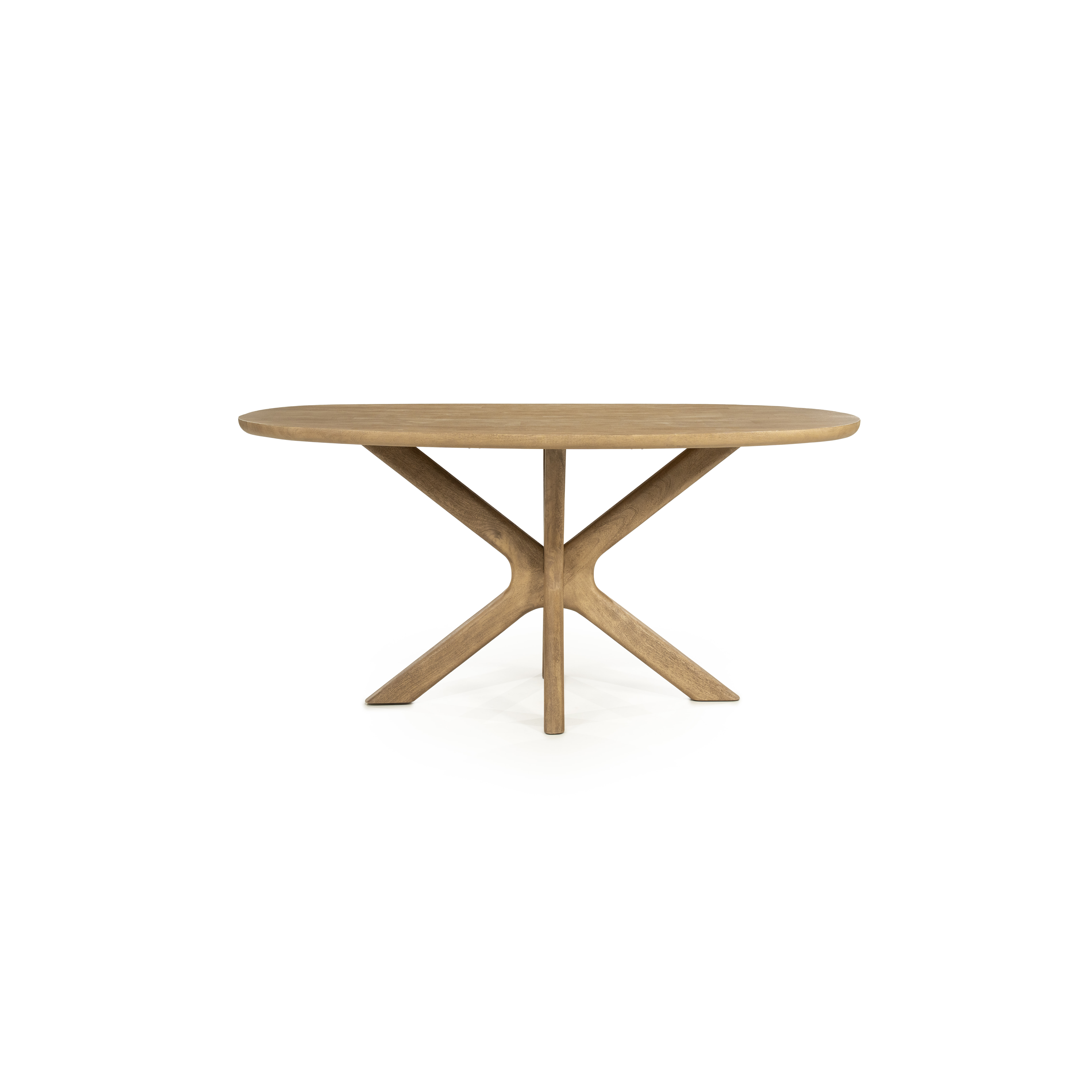 Eleonora Deens Ovale Eettafel Tycho Mangohout, 160 x 110cm - Naturel