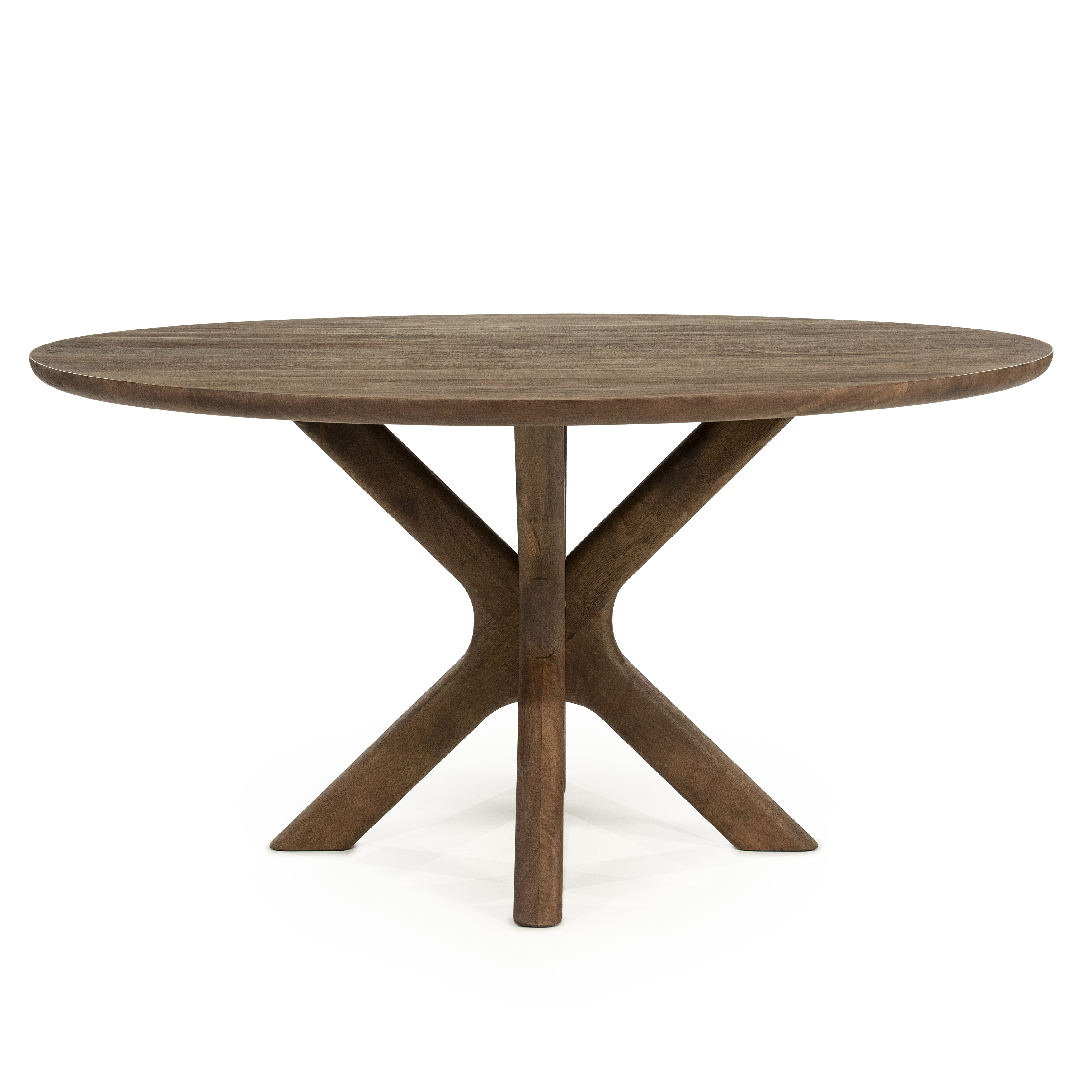 Eleonora Ronde Eettafel Tycho Mangohout, 150cm - Lichtbruin