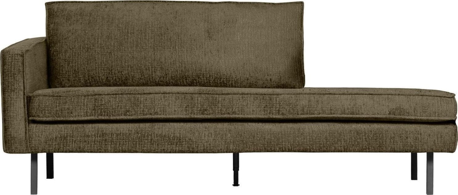 BePureHome | Rodeo daybed left structure velvet bonsai | Zitmeubels woonkamer | 2-zitsbank