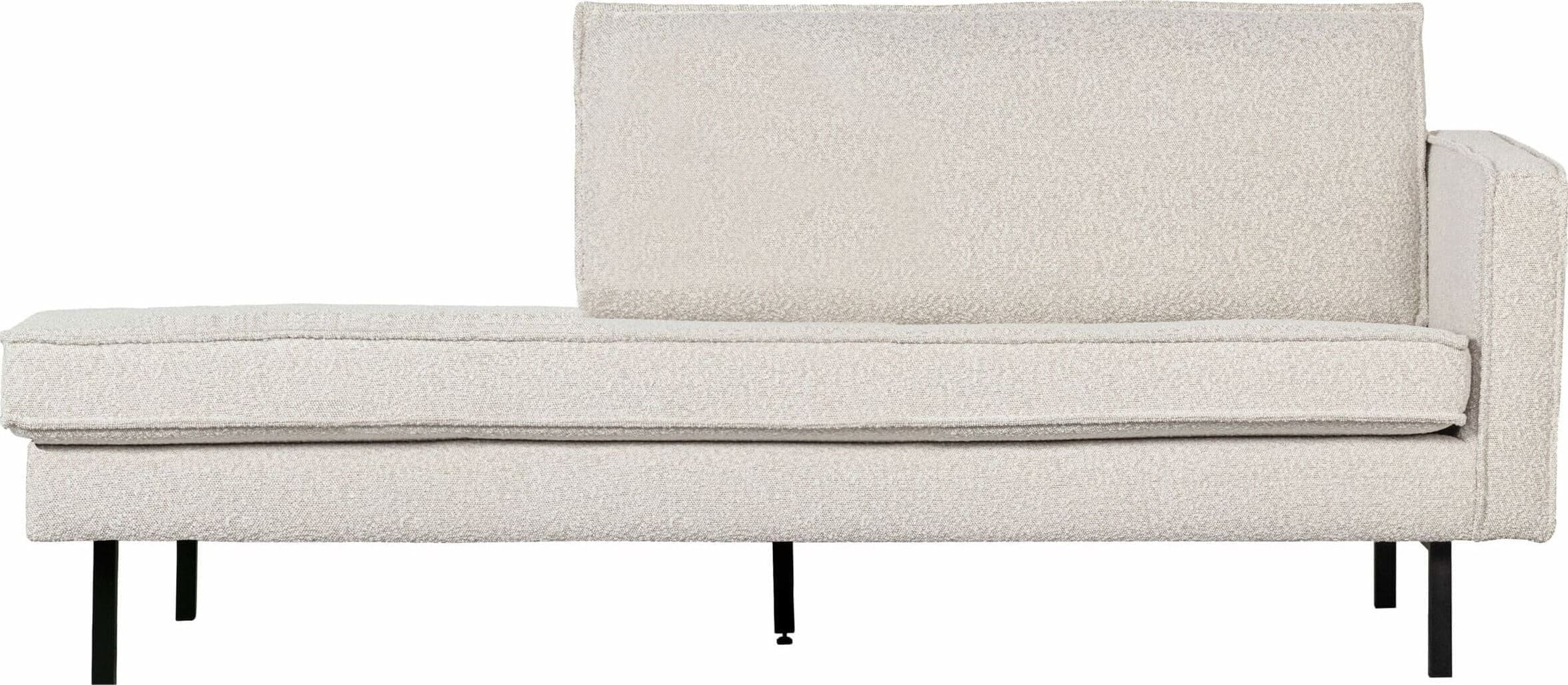 BePureHome | Rodeo Daybed - Right - Bouclé Naturel | Zitmeubels woonkamer | 2-zitsbank