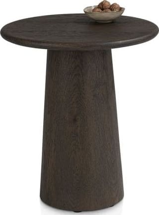 Ravello bijzettafel 45 x 45 cm - blad uit 1 stuk - basalt