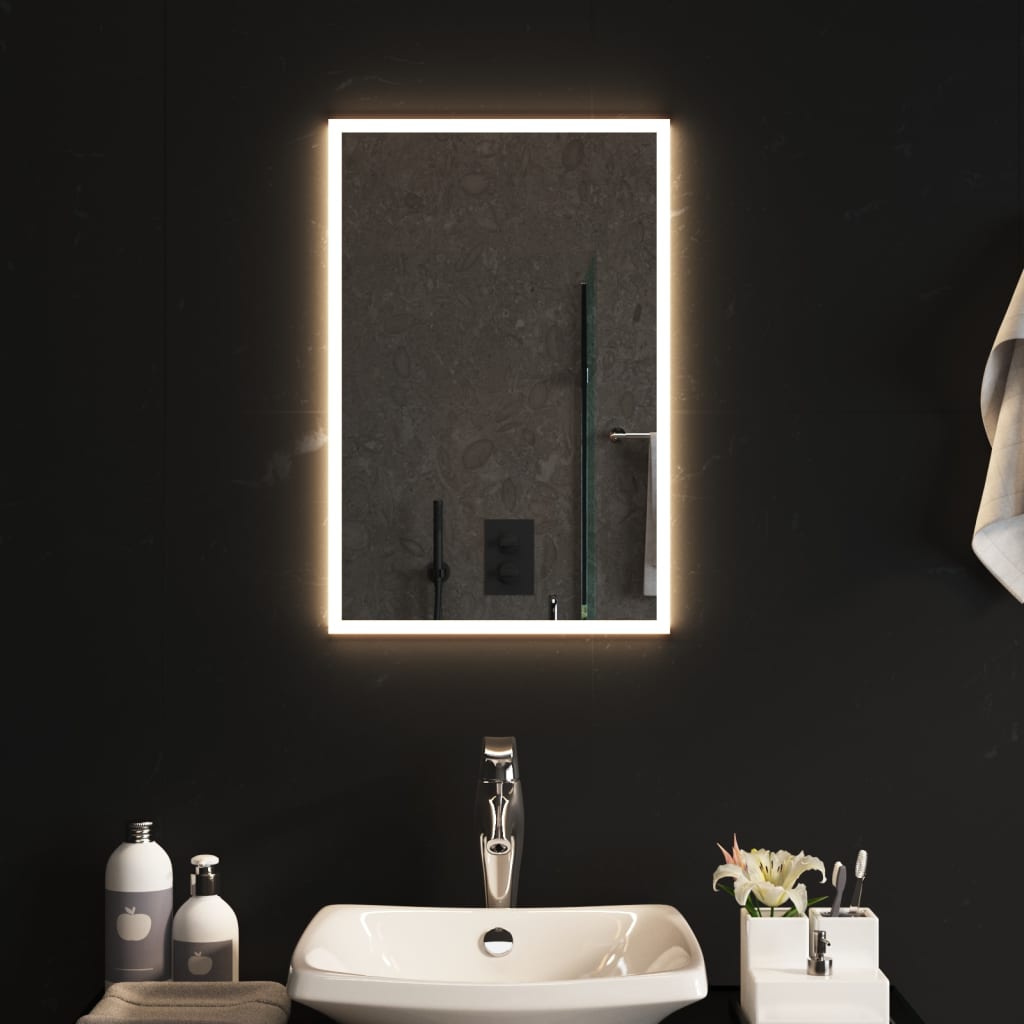 vidaXL Badkamerspiegel LED 40x60 cm
