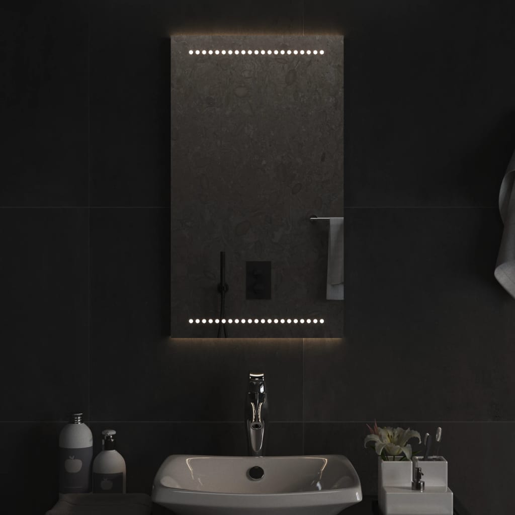 vidaXL Badkamerspiegel LED 40x70 cm