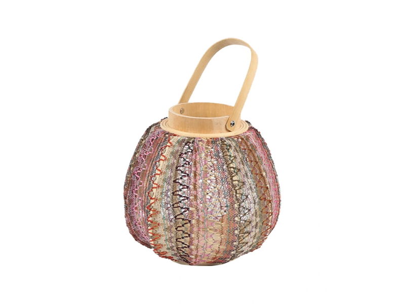 Buitengewoon de boet Lantaarn julie paars s, 26x23 cm - 