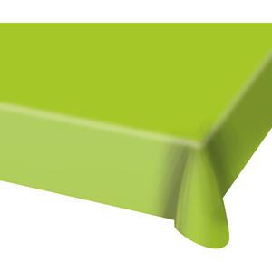 Folat 2x stuks tafelkleed van plastic lichtgroen 130 x 180 cm -