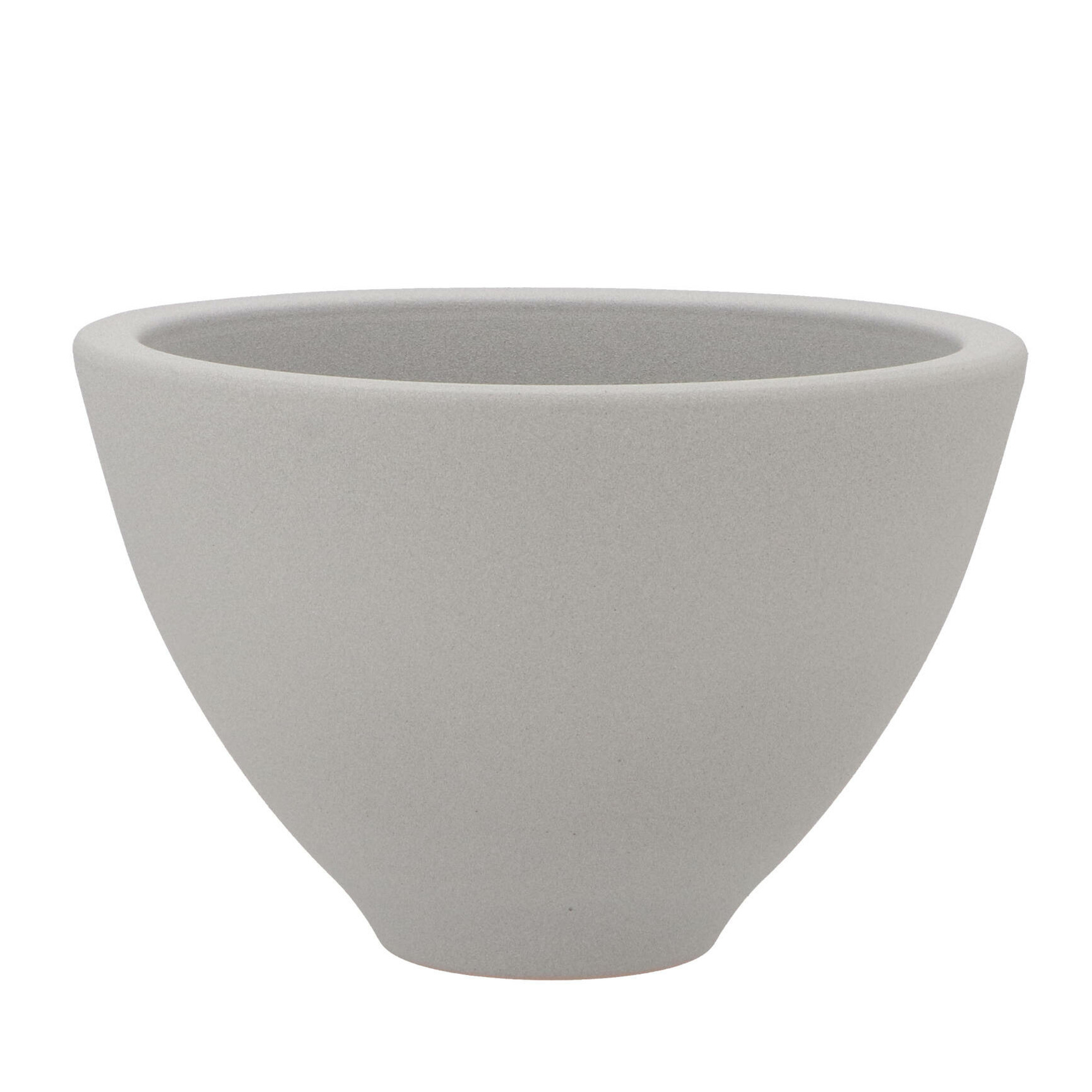 DK Design Bloempot Vinci - lichtgrijs mat - voor kamerplant -D15xH23cm -