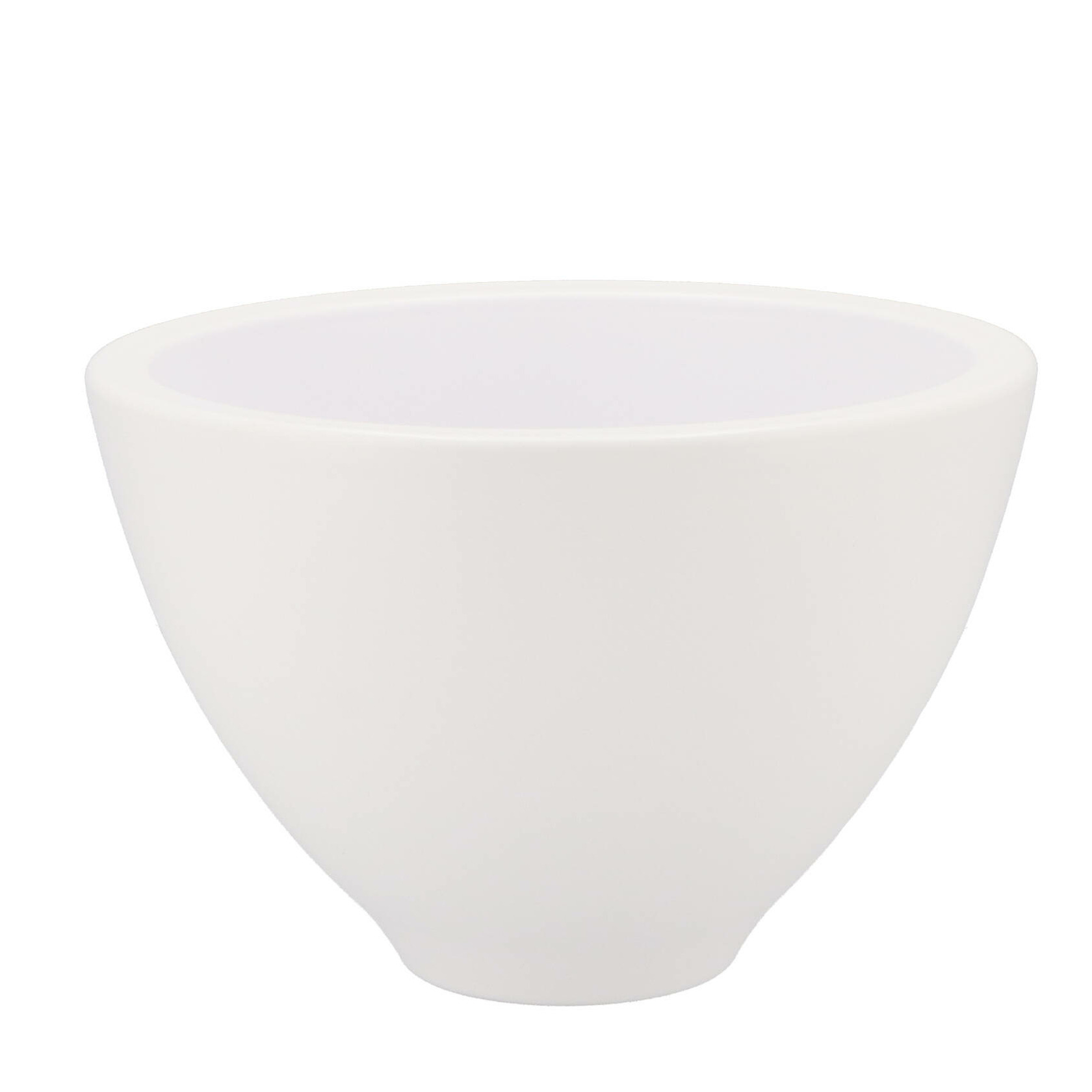 DK Design Bloempot Vinci - wit mat - voor kamerplant - D15 x H23 cm -