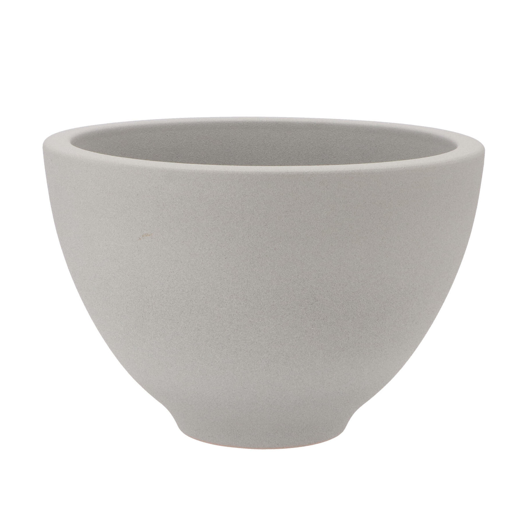 DK Design Bloempot Vinci - lichtgrijs mat - voor binnen - D18 x H27 cm -